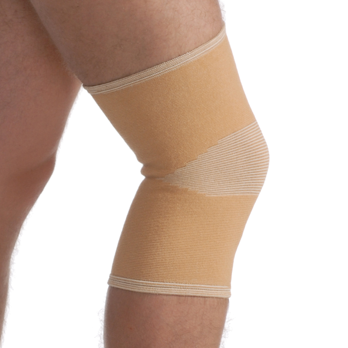 Bandáž kolene elastická béžová, Medtextile, 6002