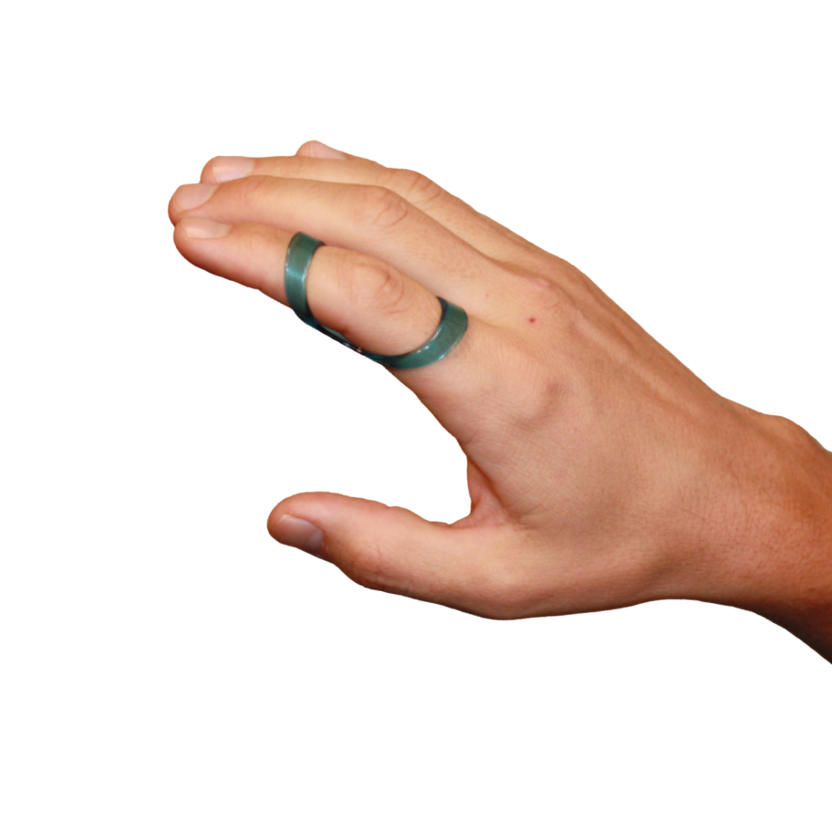 Fixační ortéza na prst dlouhá tyrkysová CATELL, C5192
