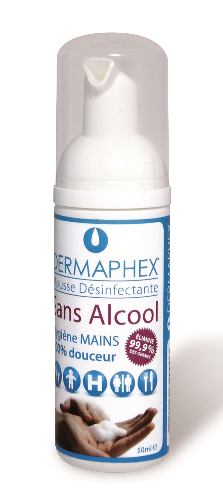 Dezinfekce na ruce bezalkoholová pěnová DERMAPHEX 50 ml
