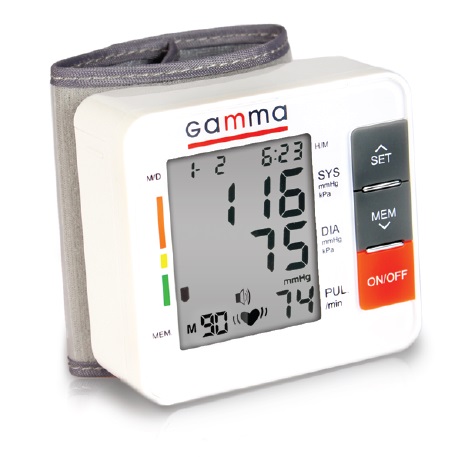 Automatický tlakoměr Gamma Active na zápěstí